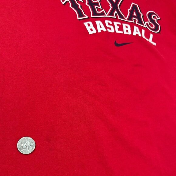 Nike Texas Baseball Red T-Shirt Standard Fit Genuine MLB Merchandise - Size 3XL - Picture 8 of 8